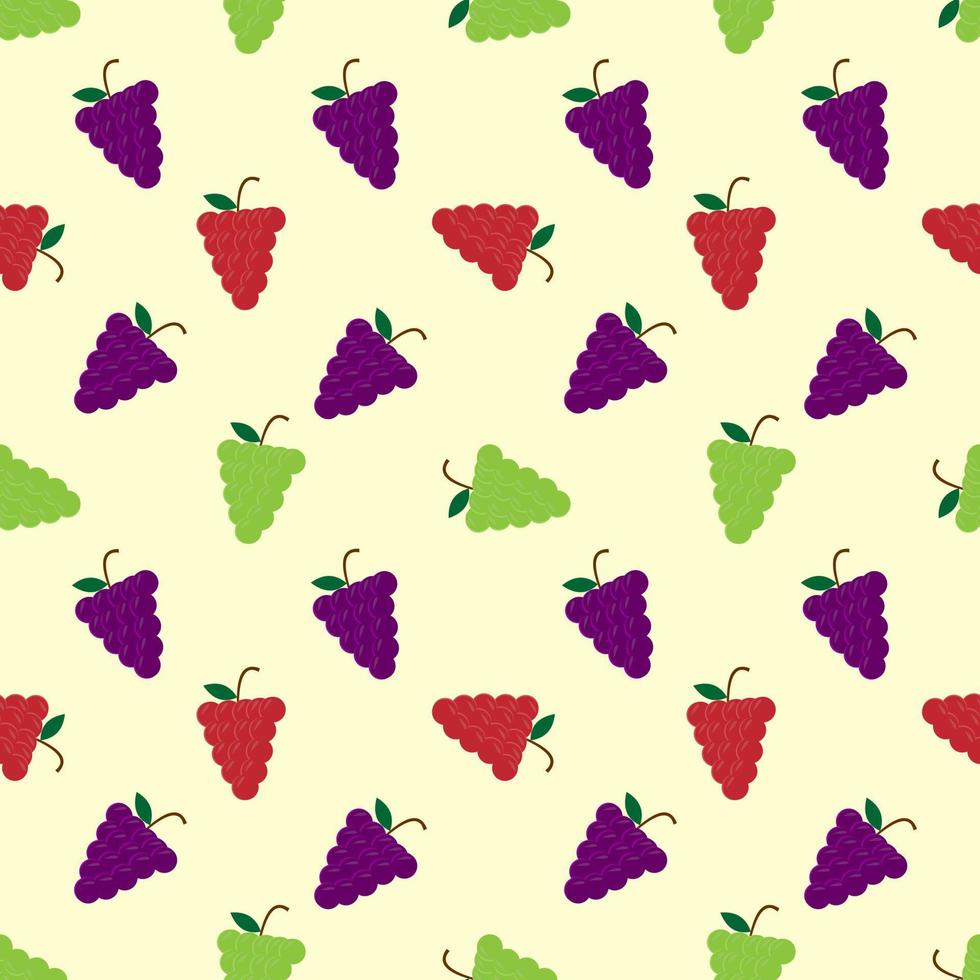 nahtloses Muster Grapefruit-Vektor-Design. gelber Hintergrund. Design für Tapeten, Kulissen, Cover, Druckdesign und Ihre Designanforderungen. vektor