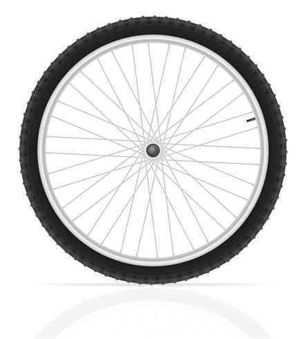 Fahrrad-Rad-Vektor-Illustration vektor
