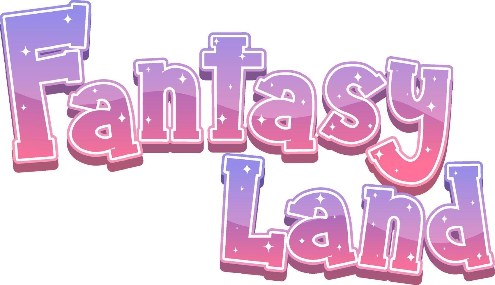 fantasy mark text ord med rosa gradient vektor