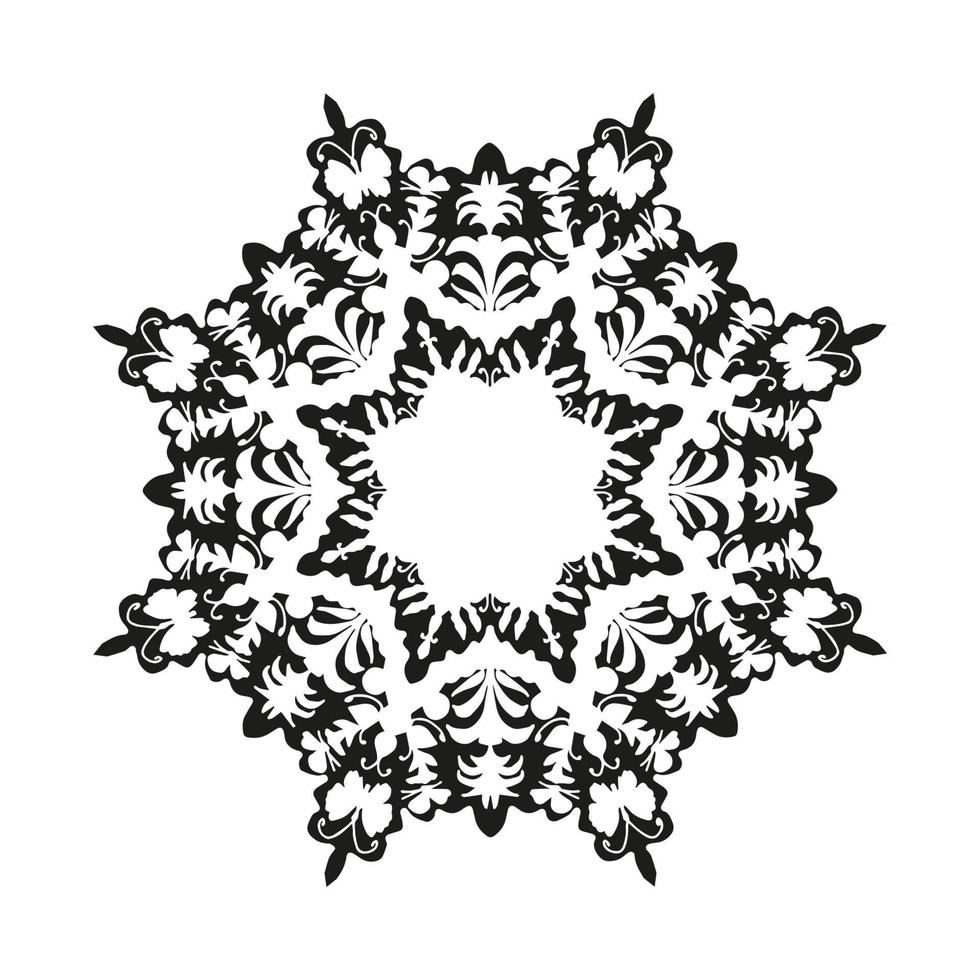 mandala hintergrund hand gezeichneter kreis dekor vektor