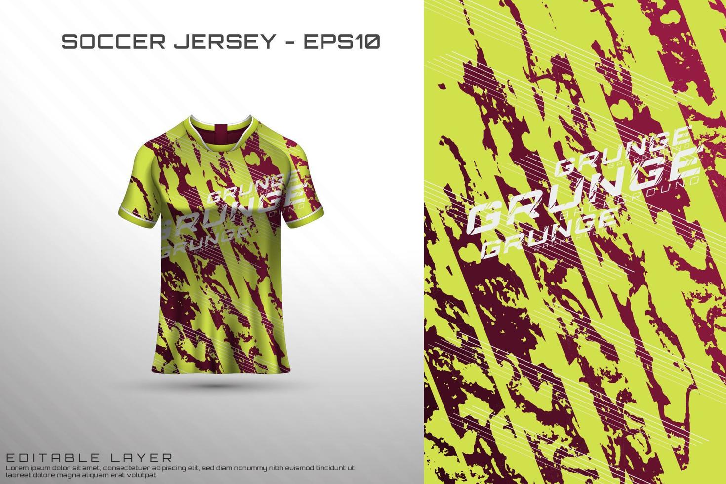 sport jersey och t-shirt mall sport jersey design vektor mockup.