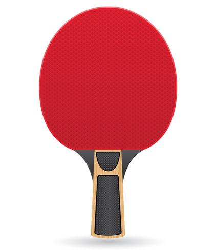 Schläger für Tischtennis Ping Pong-Vektor-Illustration vektor