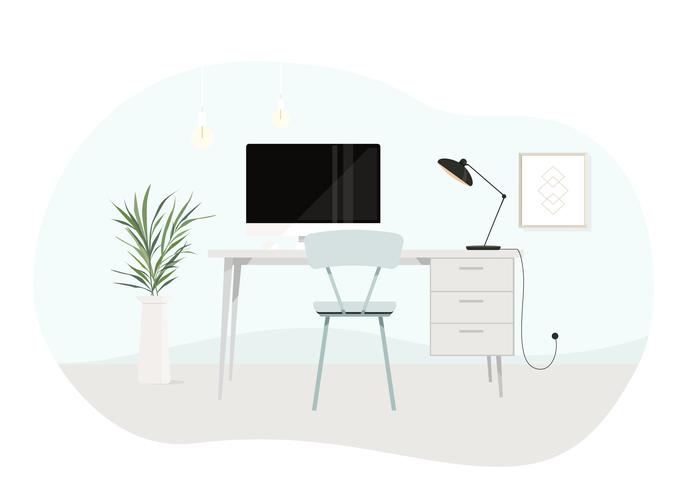 Vektor-Wohnzimmer-Illustration vektor