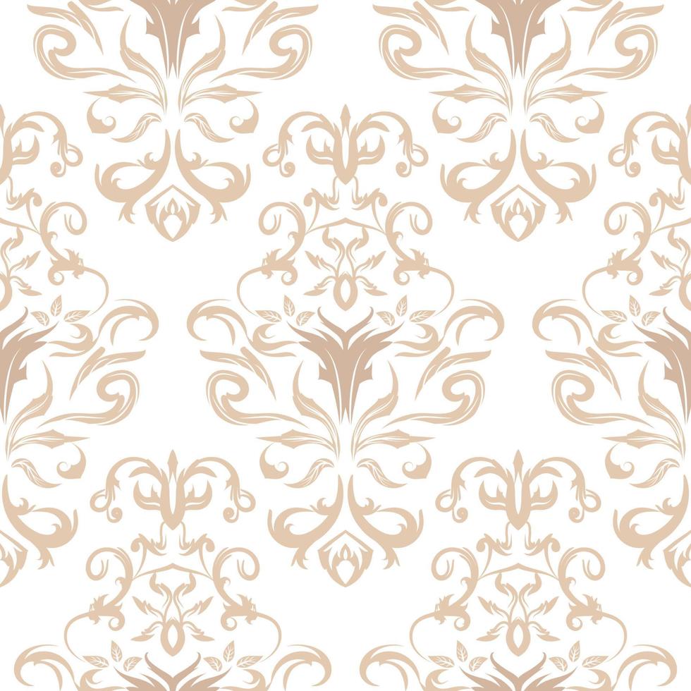 florale oder ornament nahtlose muster elegante textur hintergründe vektor