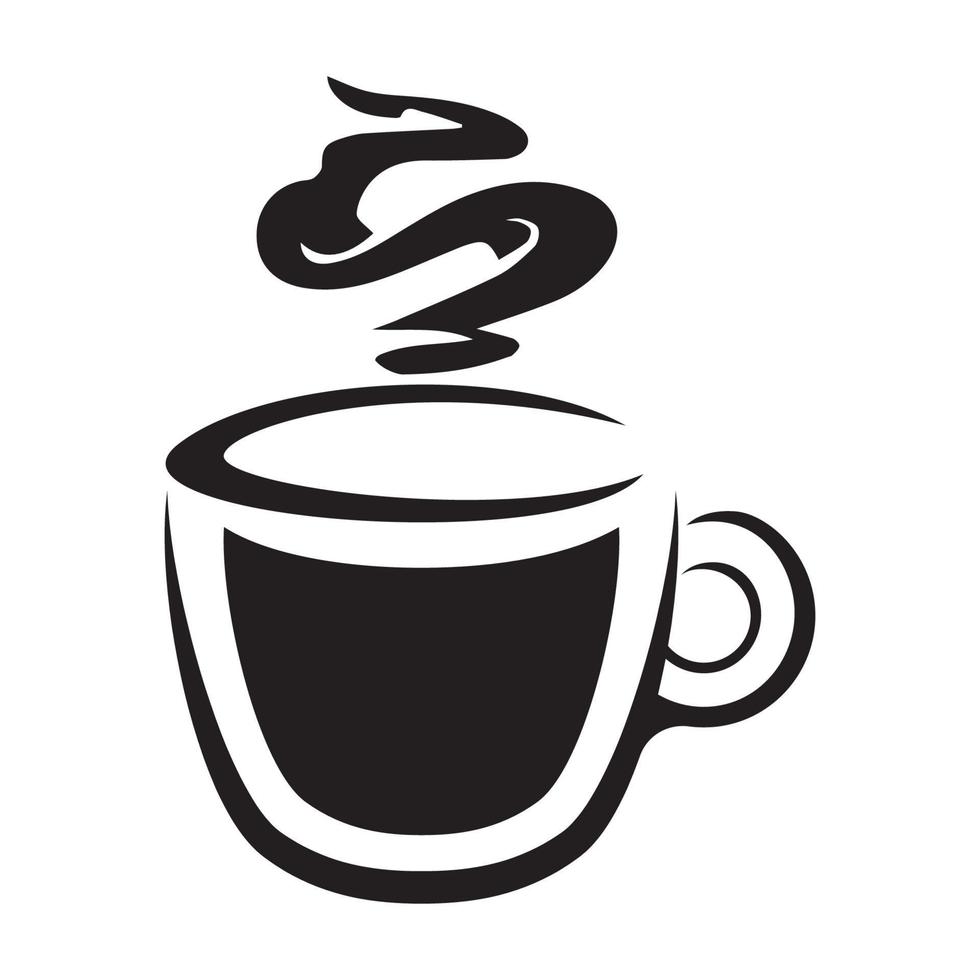 fräsande varmt kaffe illustration vektor