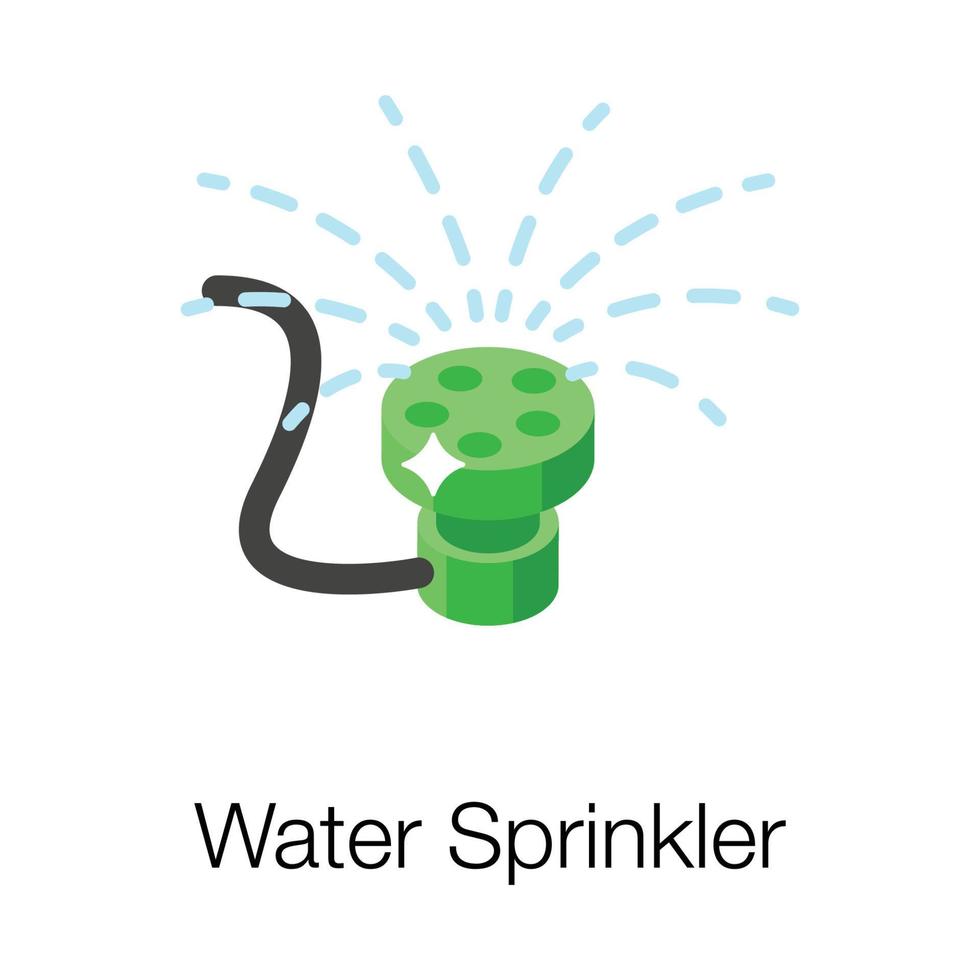 Wassersprinklerkonzepte vektor