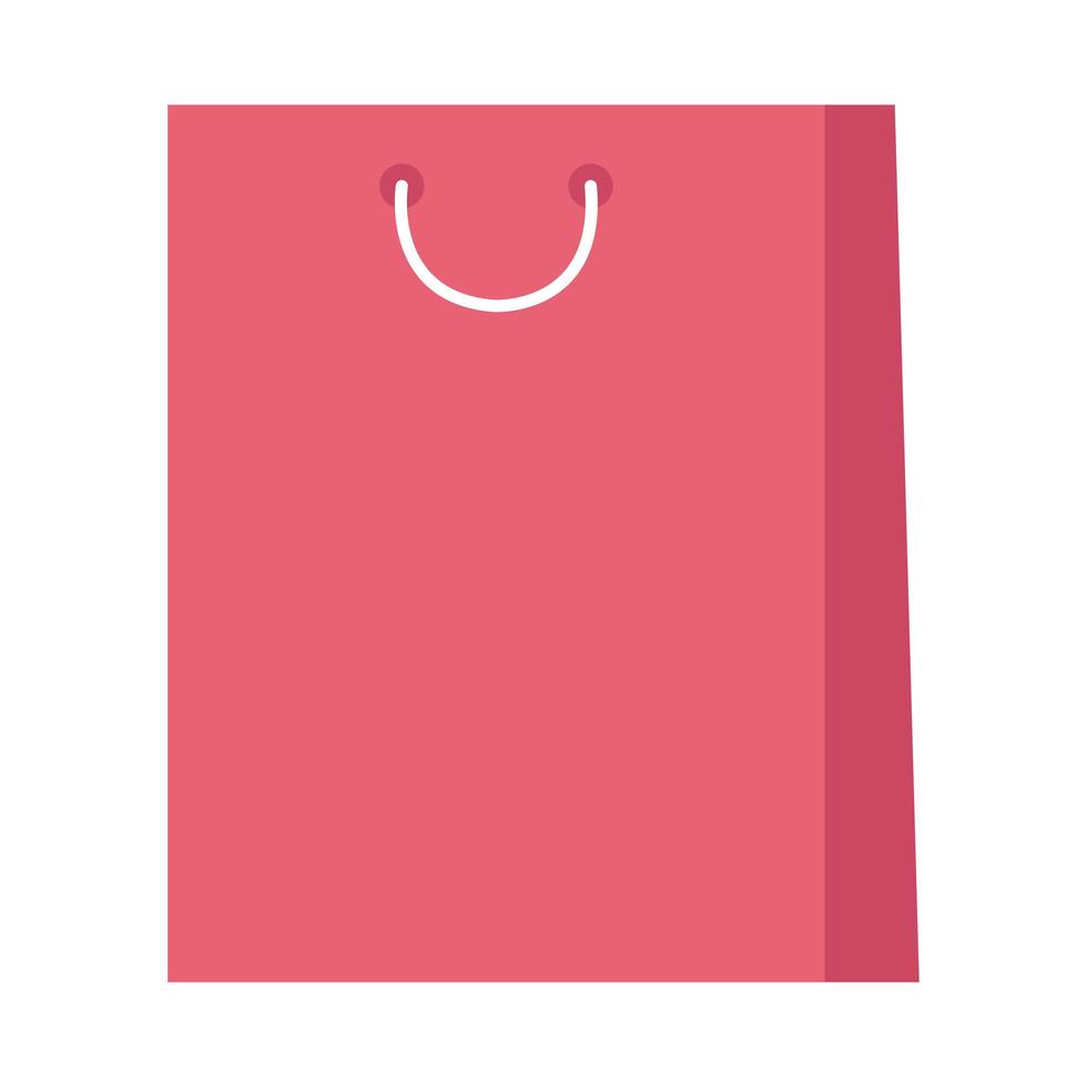 isolerad shopping väska vektor design