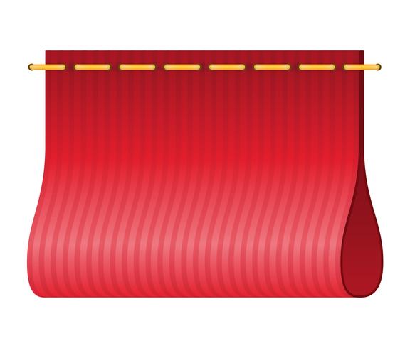 röd etikett för kläder vektor illustration