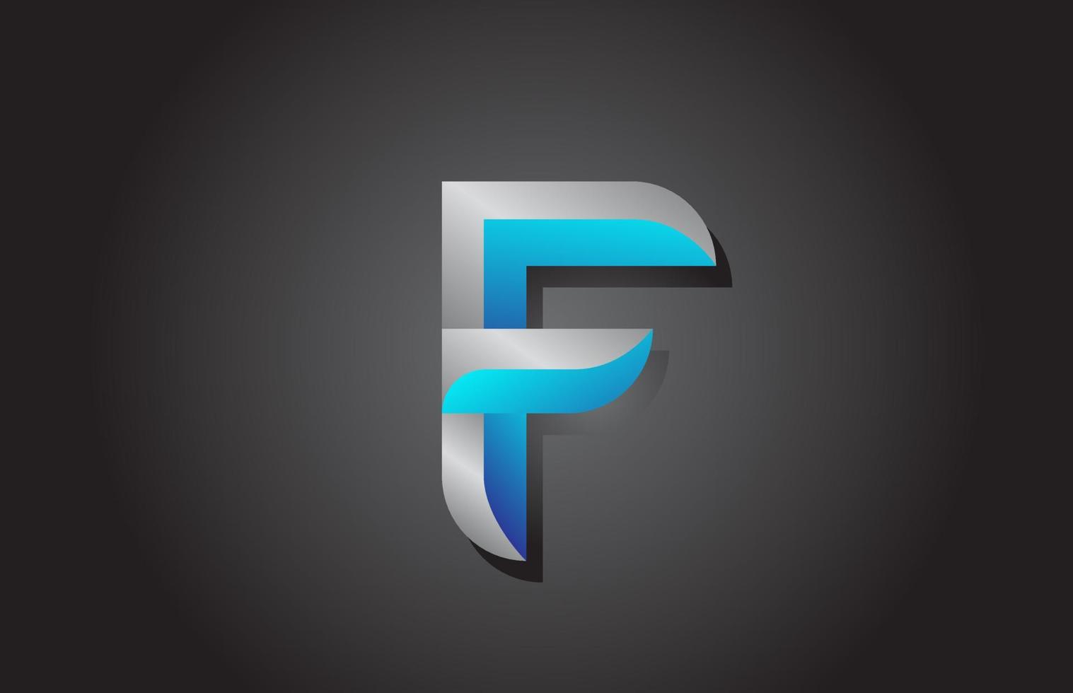 f Alphabet Buchstaben-Logo-Symbol. kreatives Design für Unternehmen und Unternehmen vektor