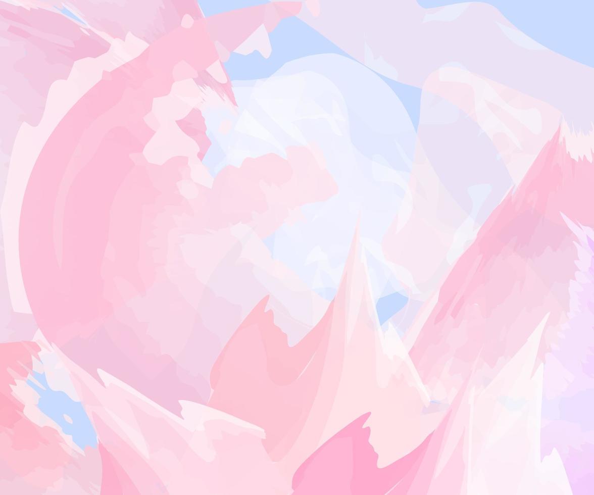abstrakt akvarell målning bakgrund borste textur stänkte tapet illustration rosa vit design vektor