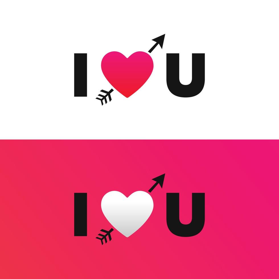 jag älskar dig typografi för alla hjärtans dag och skicka citat för dina älskade vektor