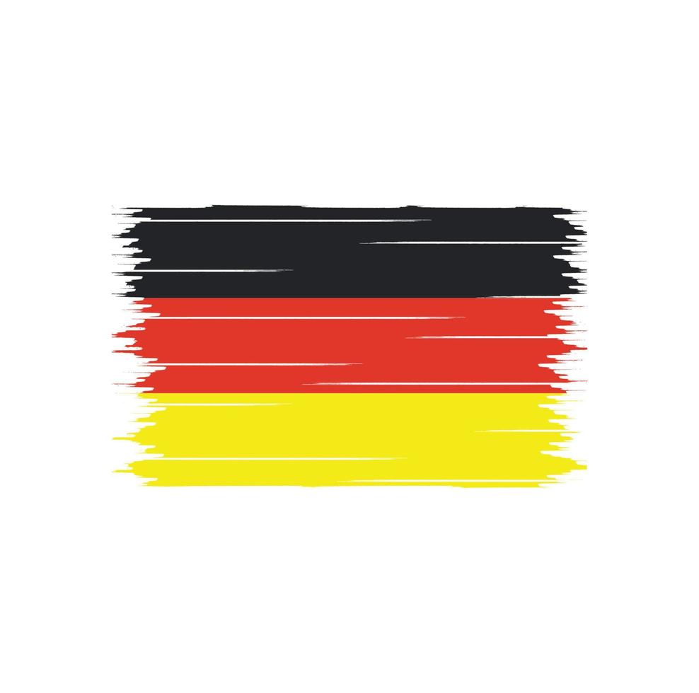 deutschland flagge bürste vektor