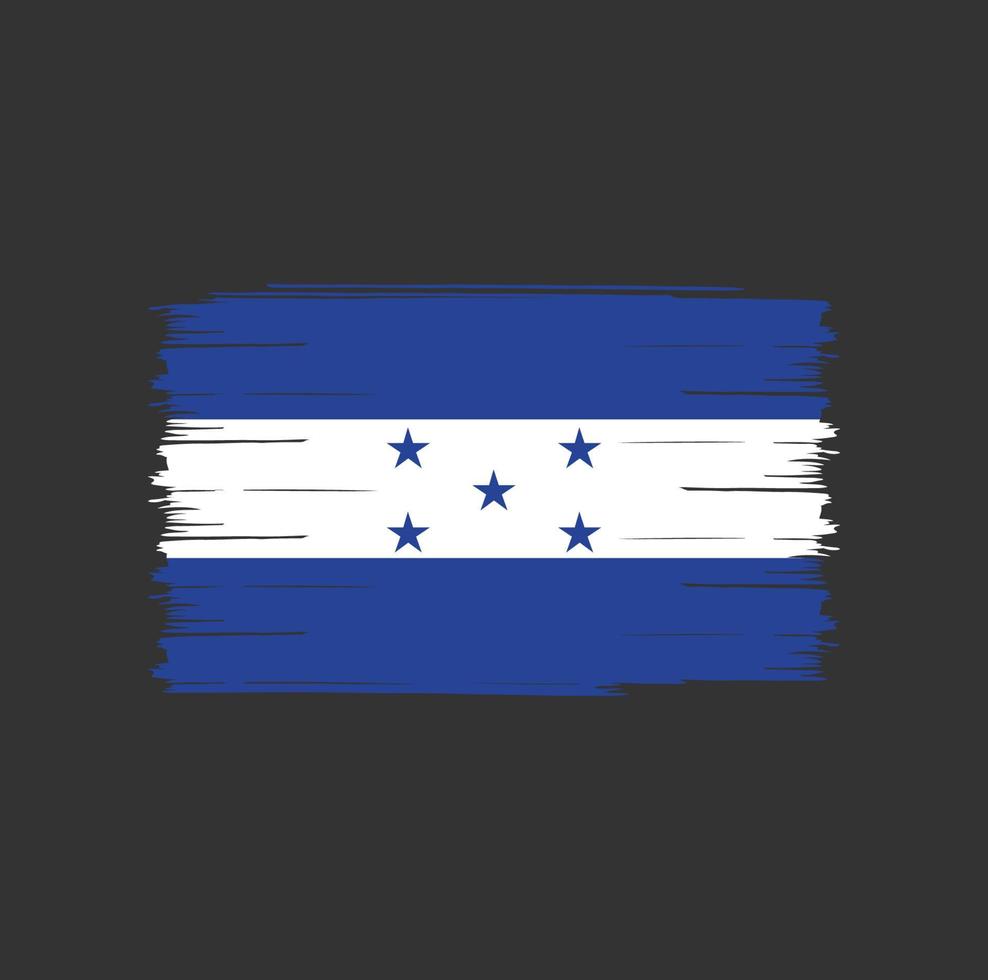 honduras flaggborste vektor