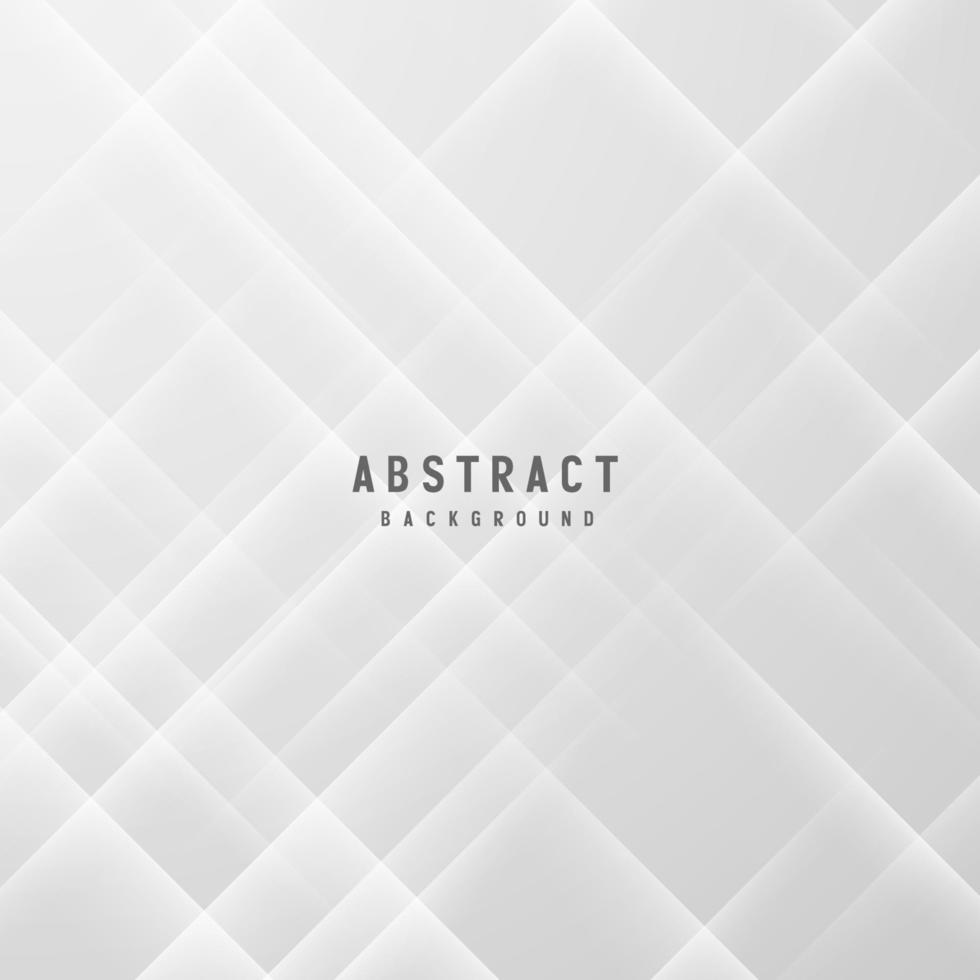 Banner abstrakte geometrische weiße und graue Farbe Hintergrund Vector Illustration.