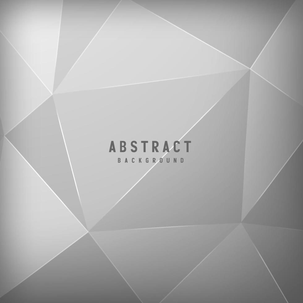 Banner abstrakte geometrische weiße und graue Farbe Hintergrund Vector Illustration.