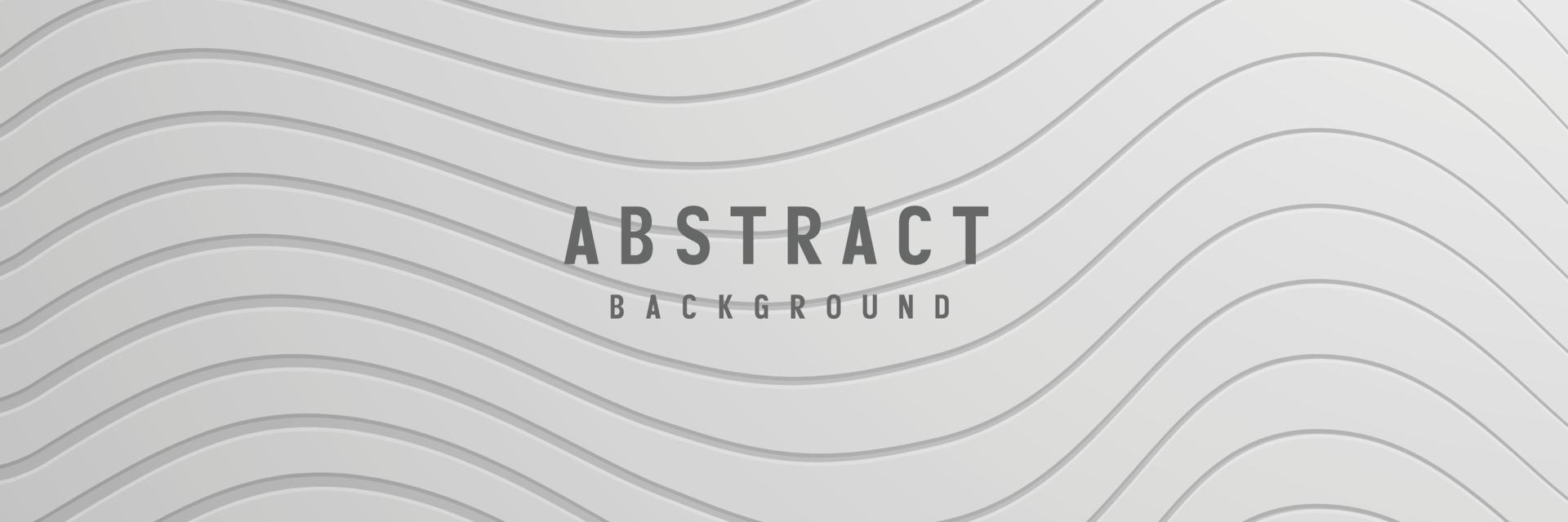 Banner abstrakte geometrische weiße und graue Farbe Hintergrund Vector Illustration.