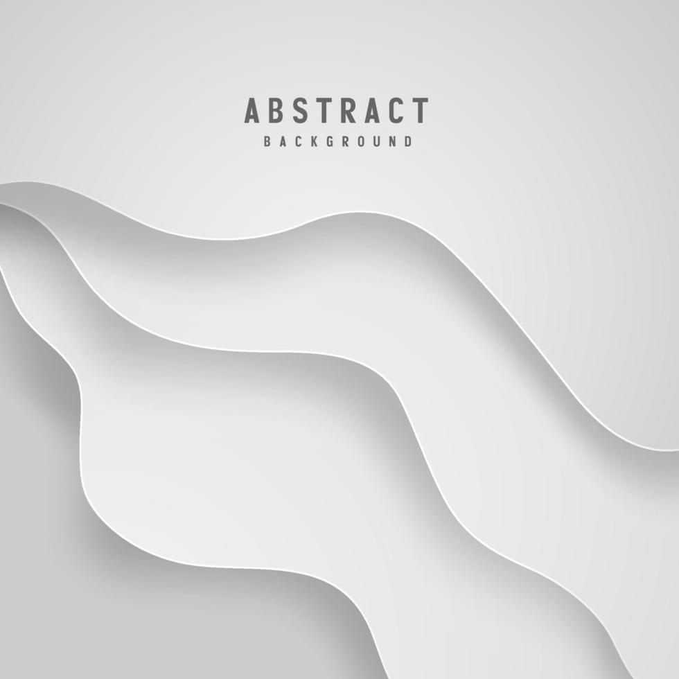 Banner abstrakte geometrische weiße und graue Farbe Hintergrund Vector Illustration.