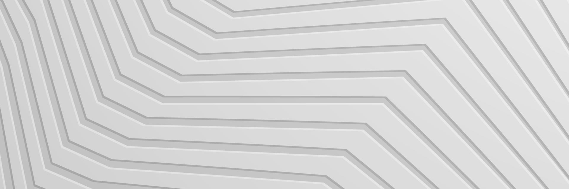 banner abstrakt geometrisk vit och grå färg bakgrund vektorillustration. vektor