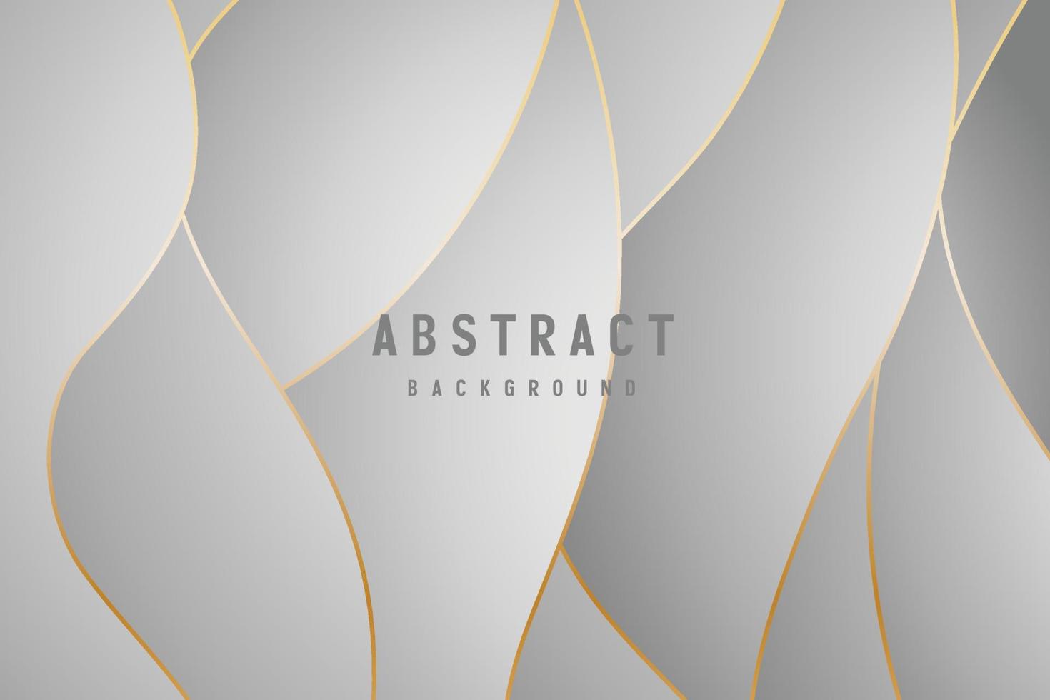 Banner abstrakte geometrische weiße und graue Farbe Hintergrund Vector Illustration.