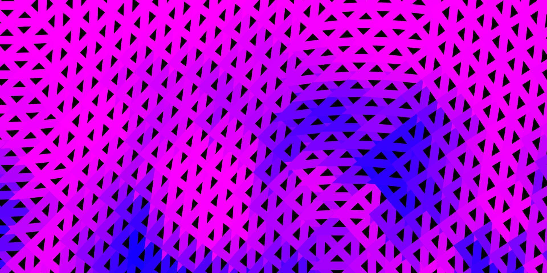ljuslila, rosa vektor poly triangel layout.