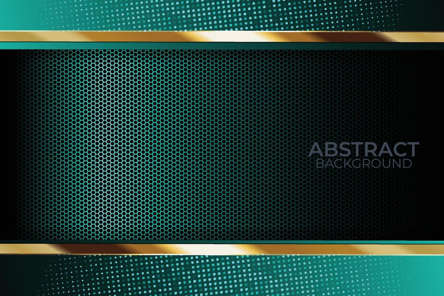 Gold Banner abstrakte Vektor Hintergrundbrett für Text- und Nachrichtendesign modern. Vektor-Illustration