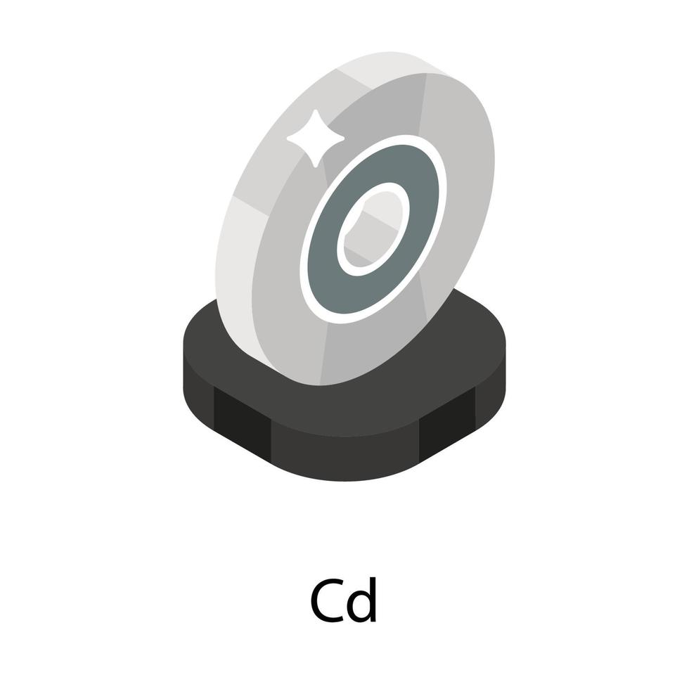trendige cd-konzepte vektor