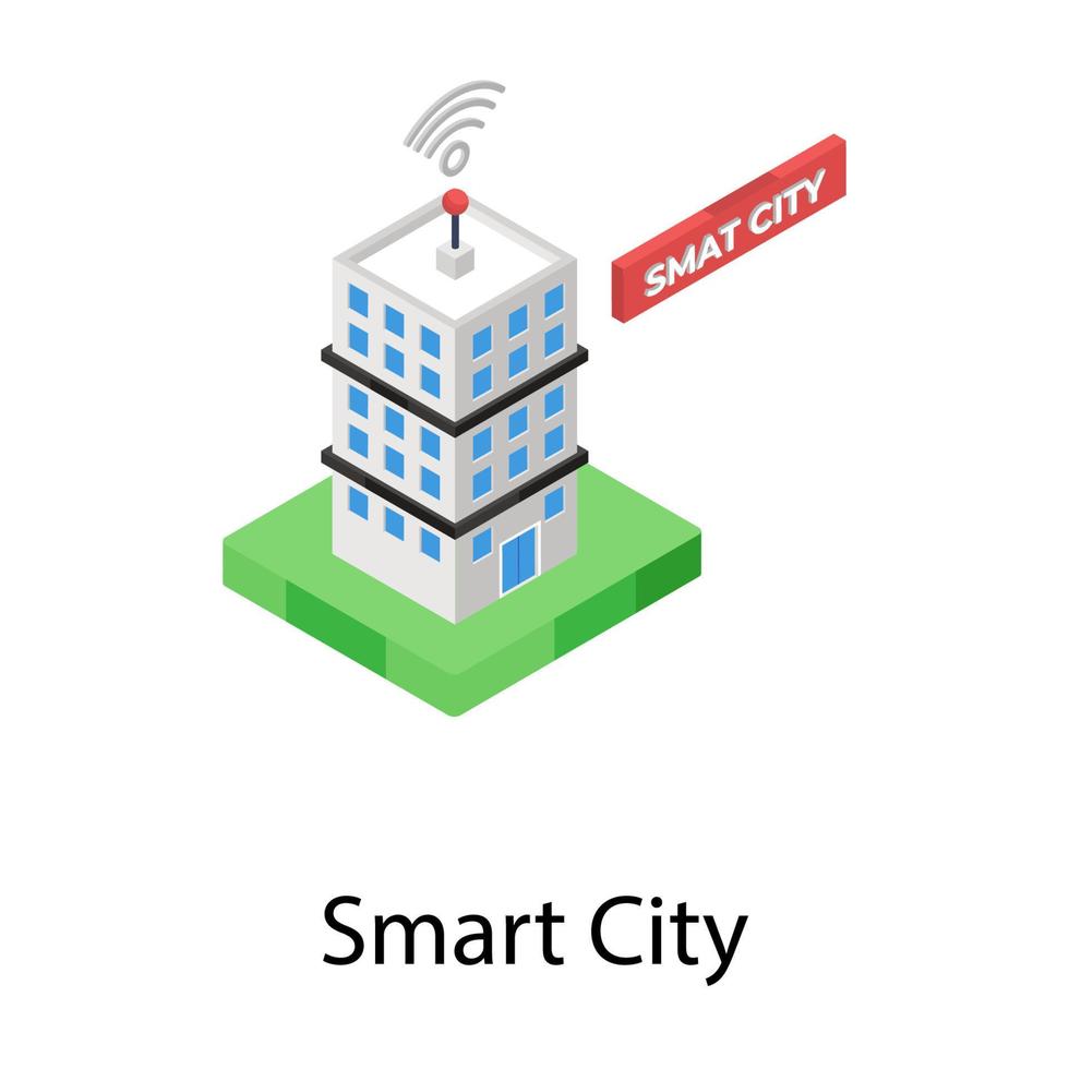 Smart City-Konzepte vektor