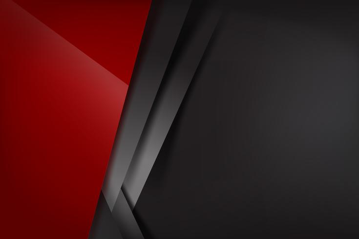 Rote dunkle und schwarze Überlappung des abstrakten Hintergrundes 008 vektor