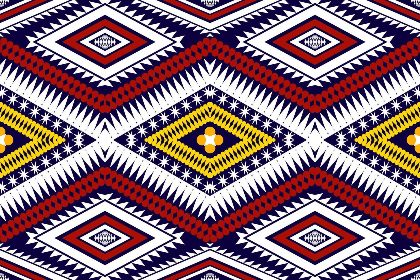 geometrische ethnische orientalische traditionelle pattern.figur stammesstickerei style.design für tapete, kleidung, verpackung, stoff, vektorillustration vektor