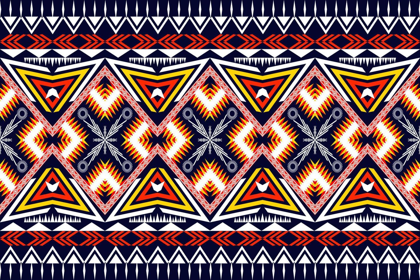 geometrische ethnische orientalische traditionelle pattern.figur stammesstickerei style.design für tapete, kleidung, verpackung, stoff, vektorillustration vektor