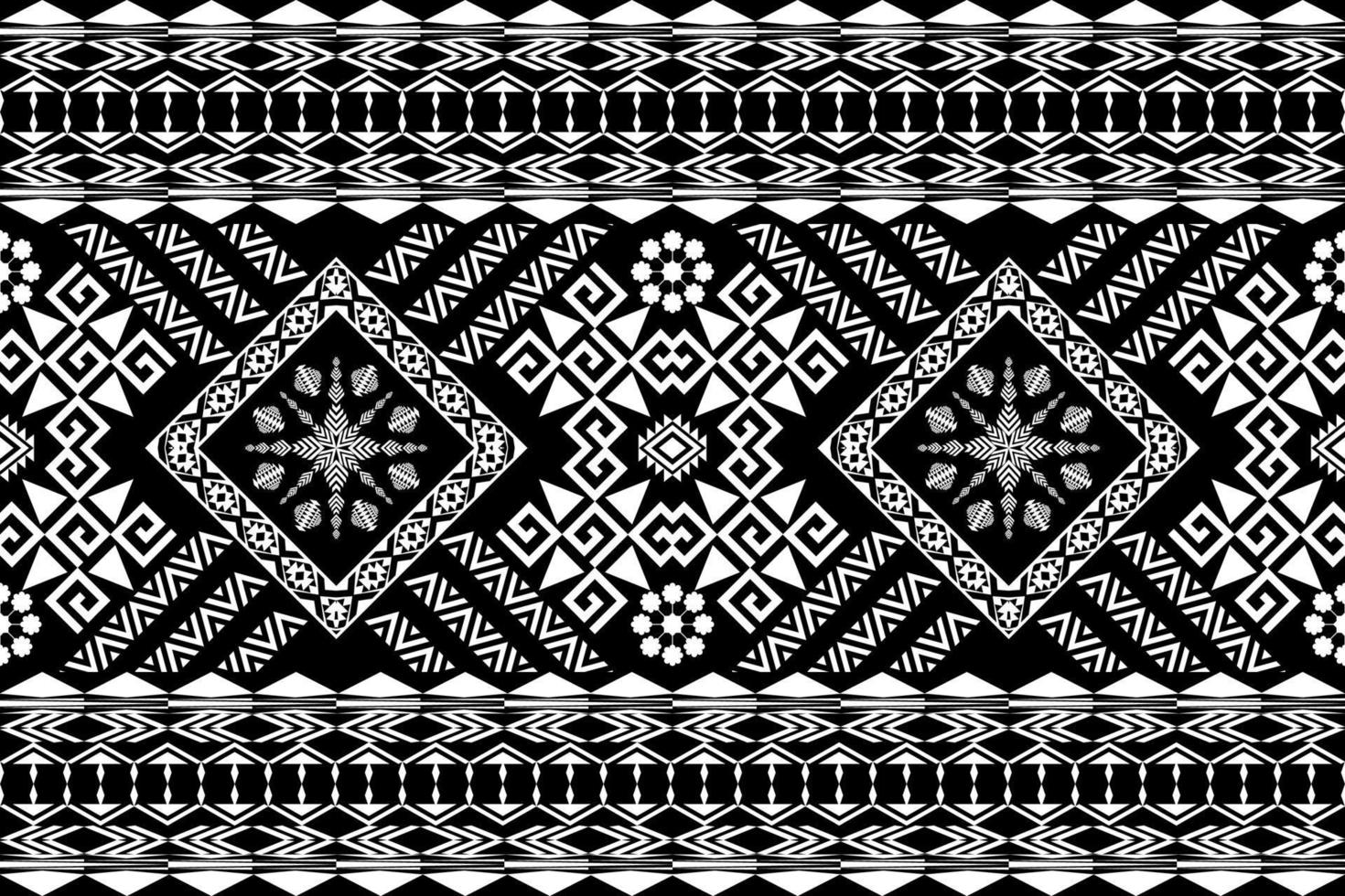 geometrische ethnische orientalische traditionelle pattern.figur stammesstickerei style.design für tapete, kleidung, verpackung, stoff, vektorillustration vektor