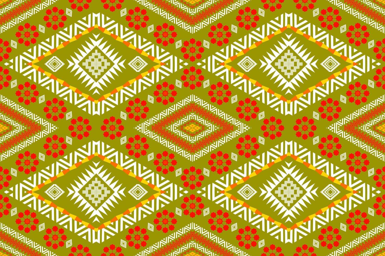 geometrische ethnische orientalische traditionelle pattern.figur stammesstickerei style.design für tapete, kleidung, verpackung, stoff, vektorillustration vektor