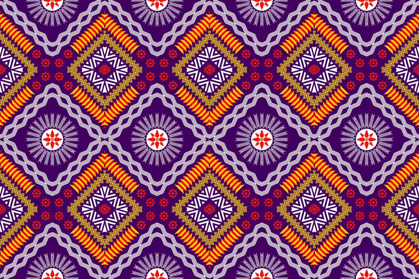 geometrische ethnische orientalische traditionelle pattern.figur stammesstickerei style.design für tapete, kleidung, verpackung, stoff, vektorillustration vektor