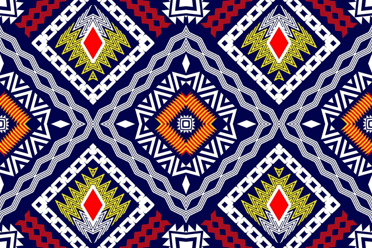 geometriska etniska orientaliska traditionella mönster. figur stambroderi stil. design för tapeter, kläder, omslag, tyg, vektorillustration vektor