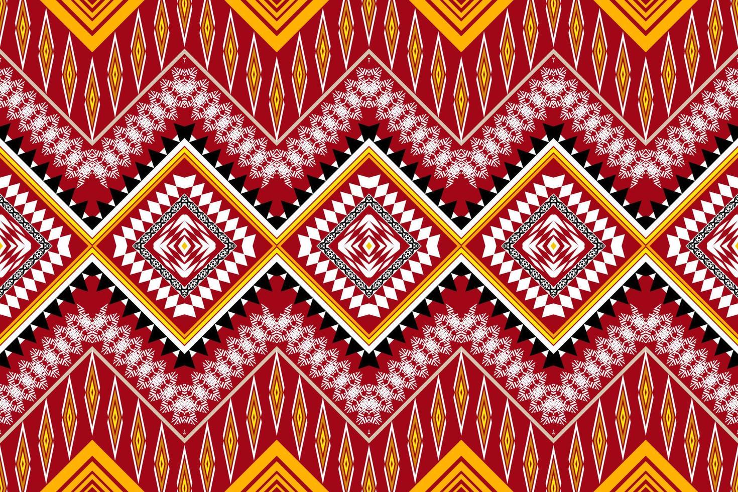 geometrische ethnische orientalische traditionelle pattern.figur stammesstickerei style.design für tapete, kleidung, verpackung, stoff, vektorillustration vektor