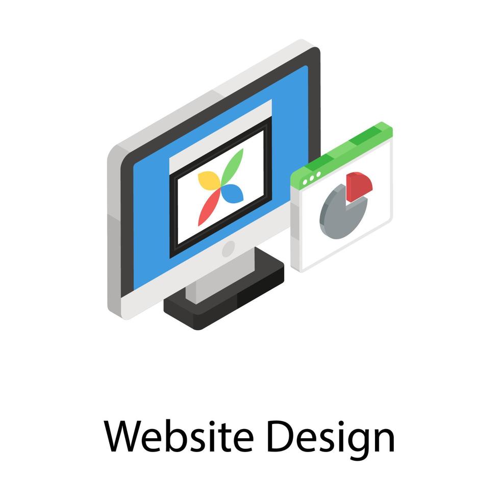 Website-Design-Konzepte vektor