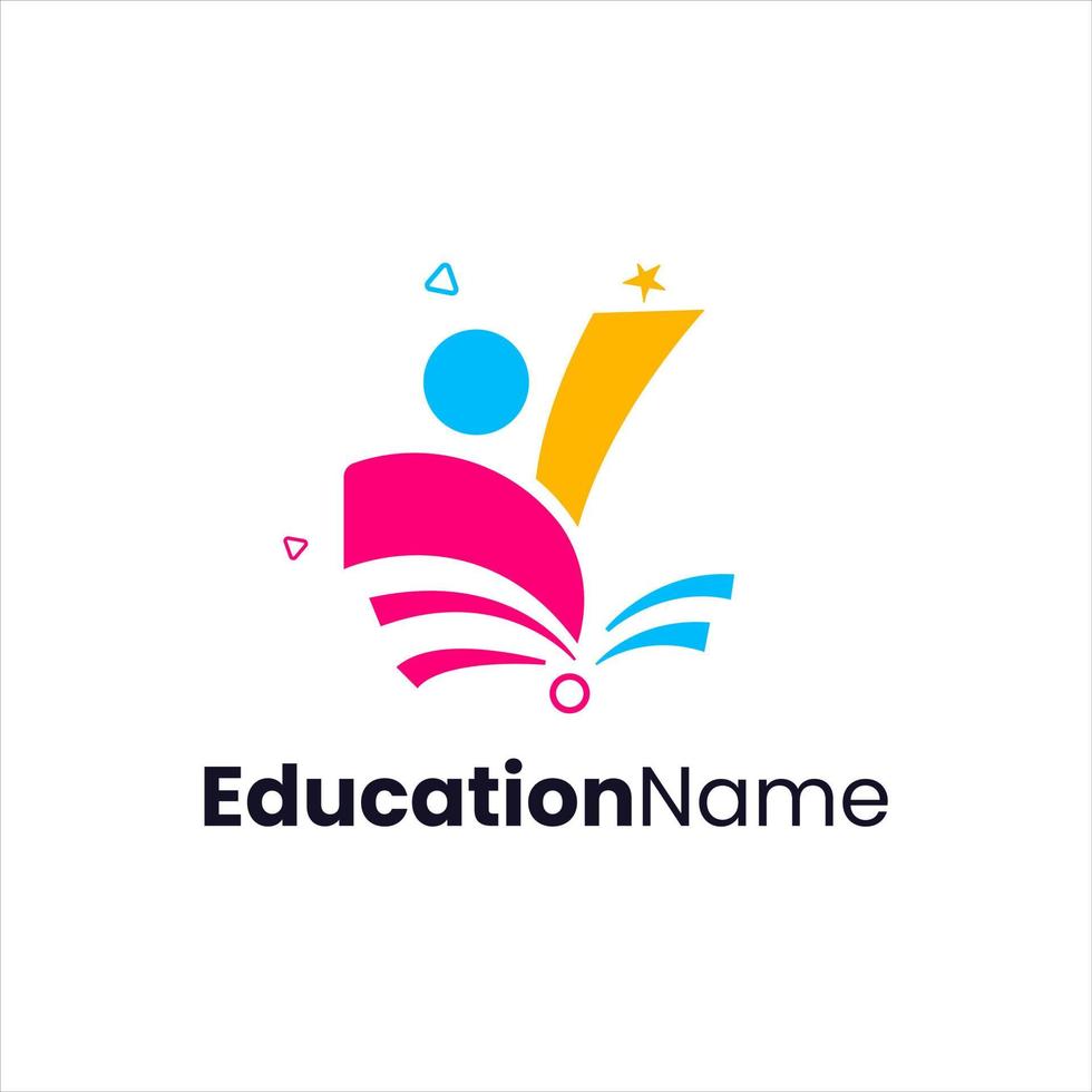 utbildning logo design - bästa logotyp för utbildning vektor