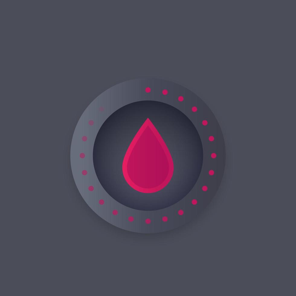 blodprov vektor ikon