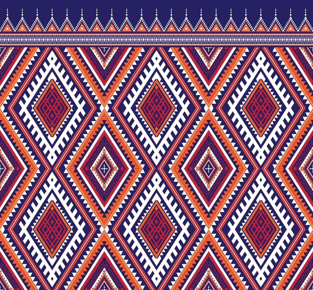 mönster etniskt tyg textur geometrisk vektor aztec orientalisk illustration retro keramiska plattor