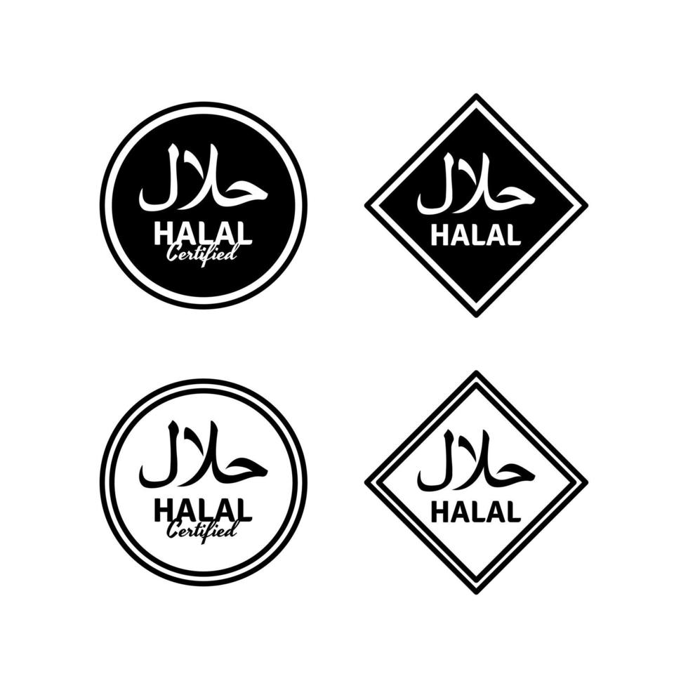 halal symbol vektor