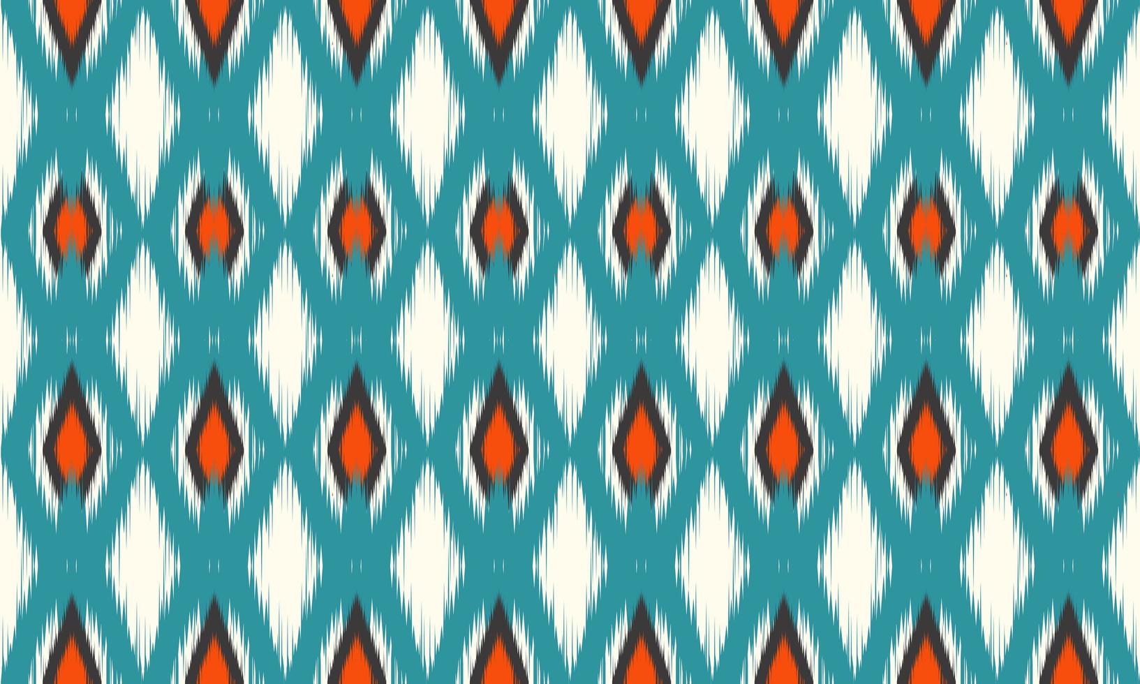 geometrisk etnisk orientalisk ikat mönster traditionell design för bakgrund, matta, tapeter, kläder, inslagning, batik, tyg, vektor illustration.broderi stil.