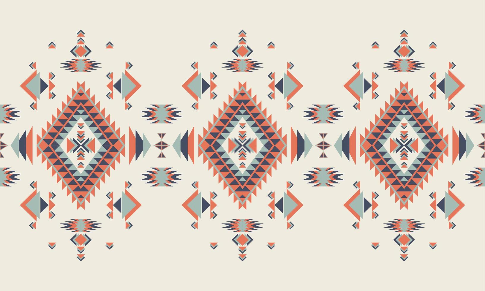 geometriska etniska mönster orientaliska. seamless mönster. design för tyg, gardin, bakgrund, matta, tapeter, kläder, omslag, batik, tyg, vektorillustration. mönster sty vektor