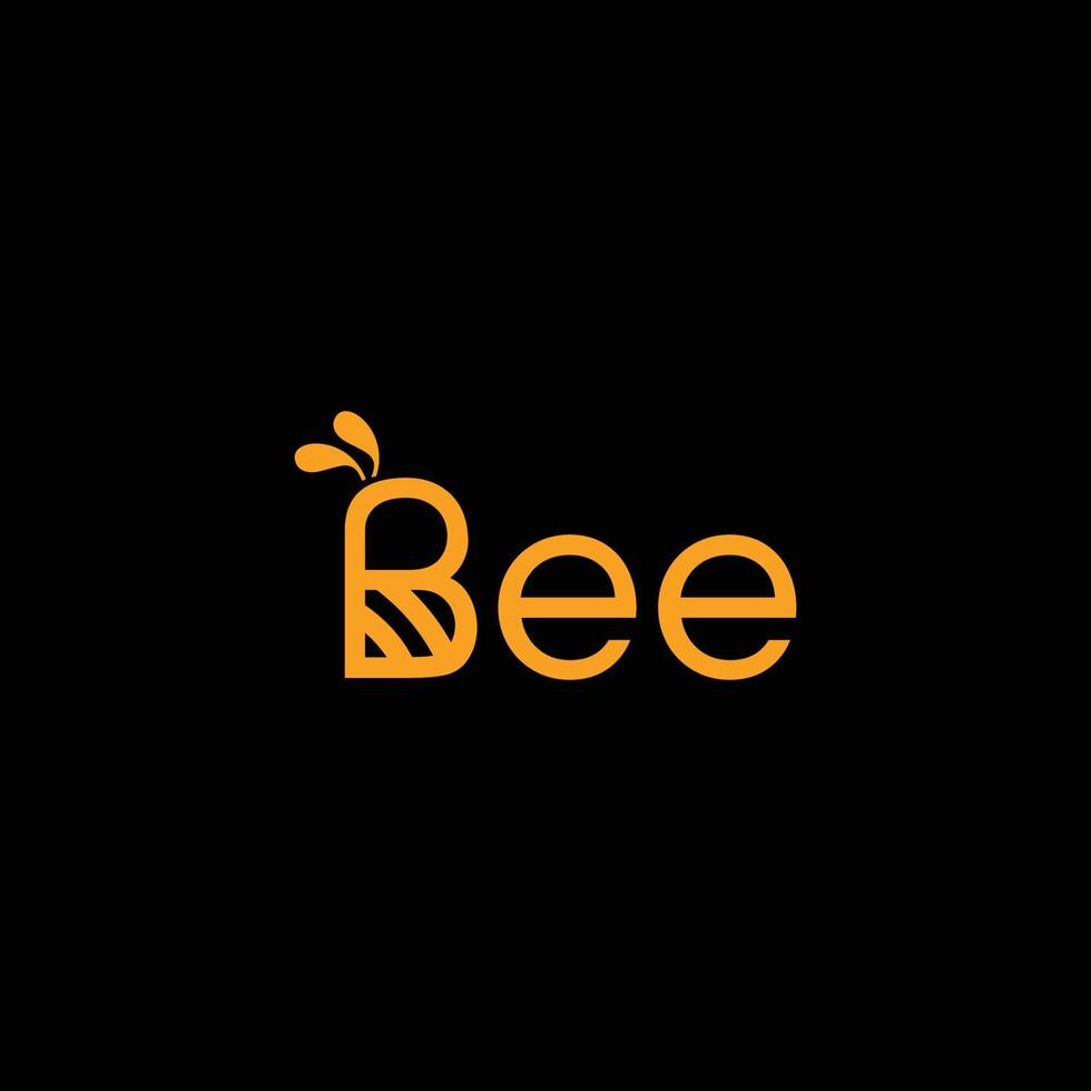 modernes und professionelles Design für Bienenhaus-Logo vektor