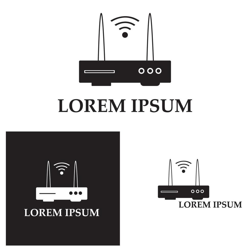 router ikon vektor illustration design