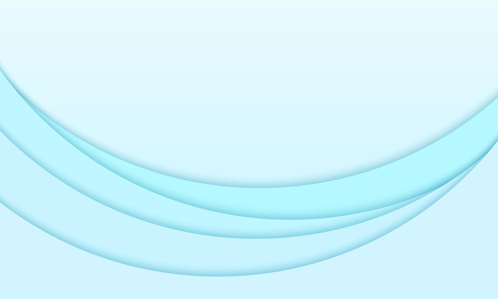abstrakter blauer Hintergrund, Wellenmuster, kreisförmige Überlagerung vektor