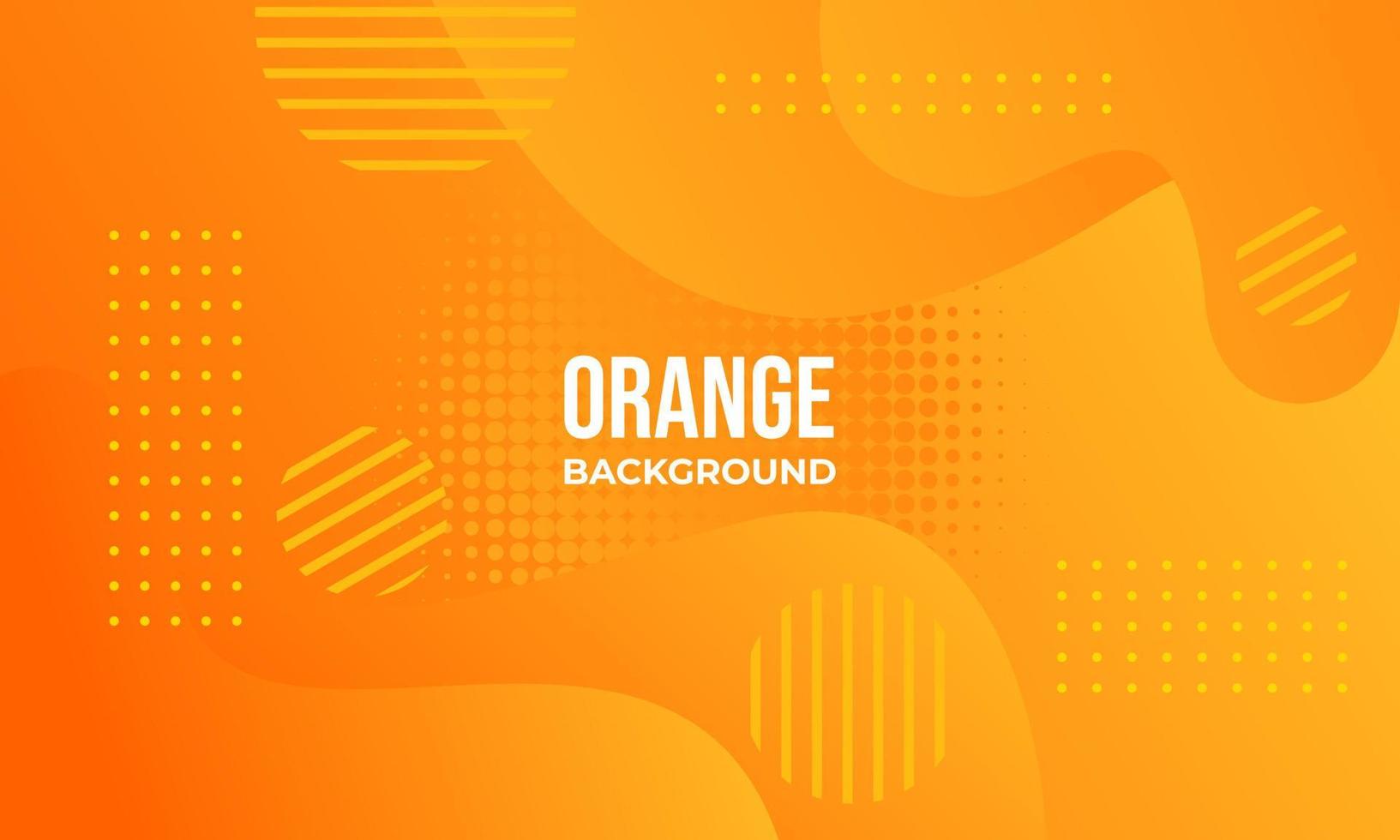 futuristisk abstrakt geometrisk bakgrund med orange färg vektor