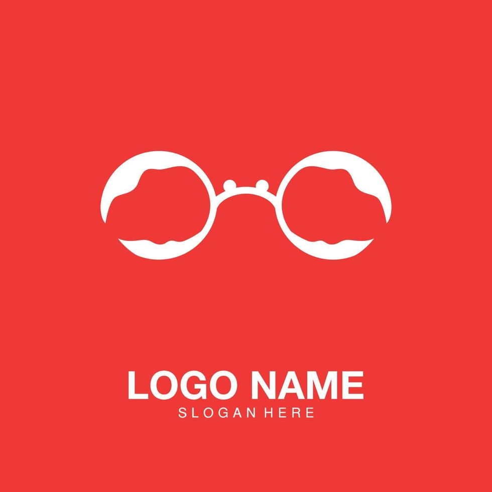 logotyp solglasögon och krabba ikon symbol vektor illustration