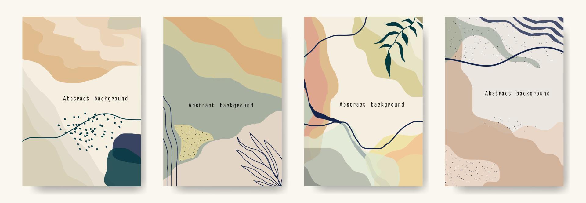 modern abstrakt vektor backgrounds.minimal trendig stil. olika former ställa in designmallar bra för bakgrundskort hälsning tapeter broschyr flygblad inbjudan och andra. vektor illustration