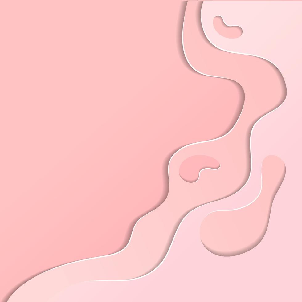 abstrakter rosa Papierschnitthintergrund vektor