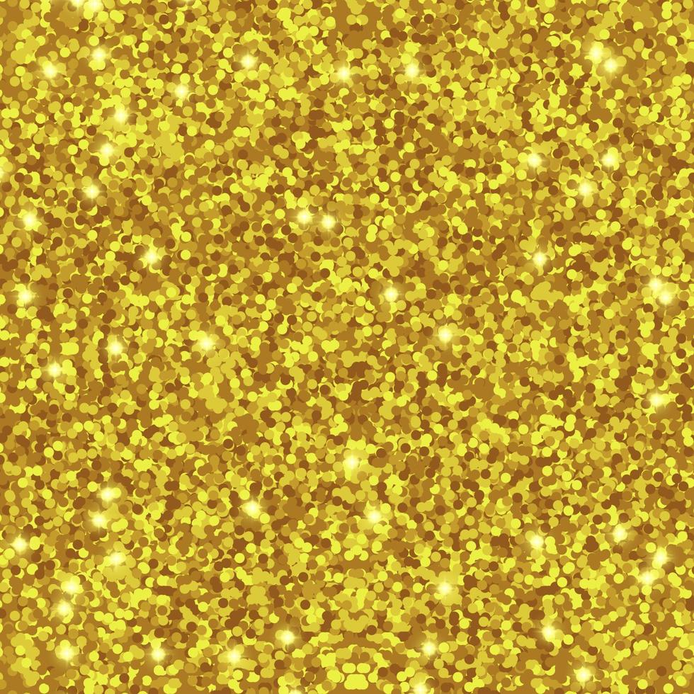 guld glitter textur abstrakt bakgrund. stängt upp av metalliskt guld glitter texturerat bakgrund. vektor illustration